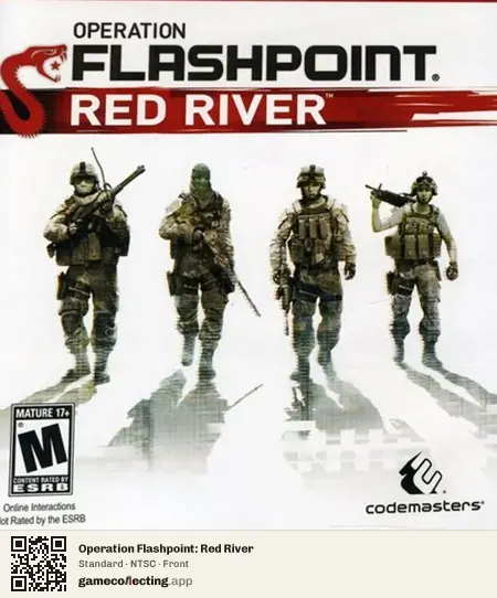 Operation Flashpoint: Red River PlayStation 3, NTSC box front