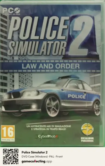 Police Simulator 2 Computer, PAL box front