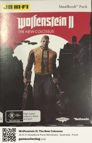 Wolfenstein II: The New Colossus Computer, Australia box front