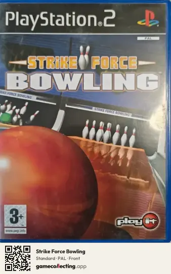 Strike Force Bowling PlayStation 2, PAL box front