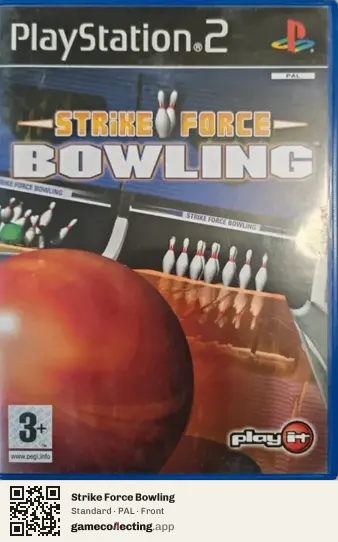 Strike Force Bowling PlayStation 2, PAL box front
