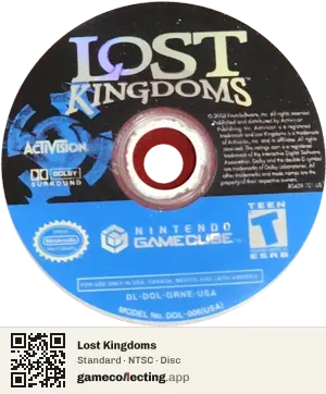 Lost Kingdoms Nintendo GameCube, NTSC disc