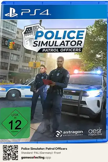 Police Simulator: Patrol Officers PlayStation 4, Germany box front