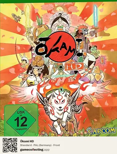 Ōkami HD Xbox One, Germany box front