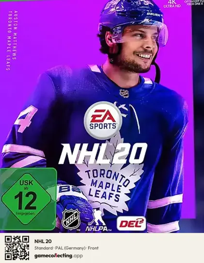 NHL 20 Xbox One, Germany box front