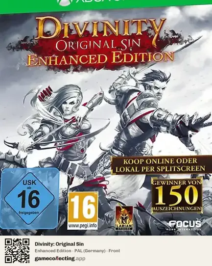 Divinity: Original Sin Xbox One, Germany box front