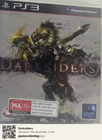 Darksiders PlayStation 3, Australia box front