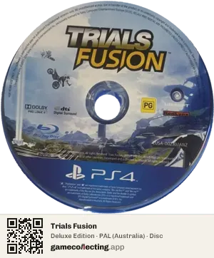 Trials Fusion PlayStation 4, PAL disc