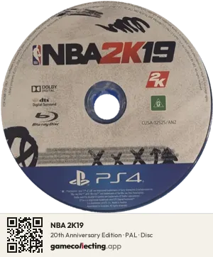 NBA 2K19 PlayStation 4, PAL disc