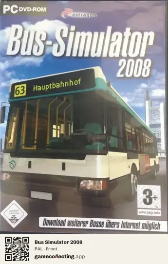 Bus Simulator 2008 Computer, PAL box front