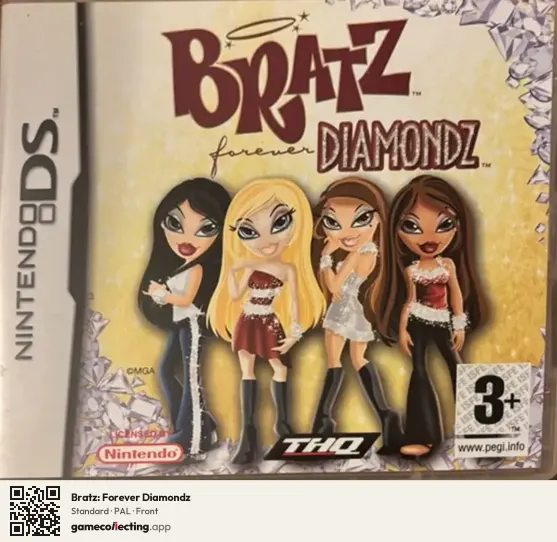 Bratz: Forever Diamondz Nintendo DS, PAL box front