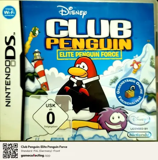 Club Penguin: Elite Penguin Force Nintendo DS, Germany box front