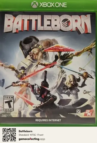 Battleborn Xbox One, NTSC box front