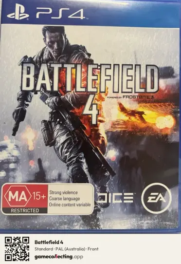 Battlefield 4 PlayStation 4, Australia box front
