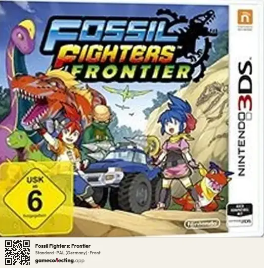 Fossil Fighters: Frontier Nintendo 3DS, Germany box front