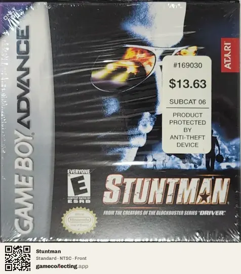 Stuntman Game Boy Advance, NTSC box front