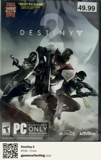 Destiny 2 Computer, NTSC box front