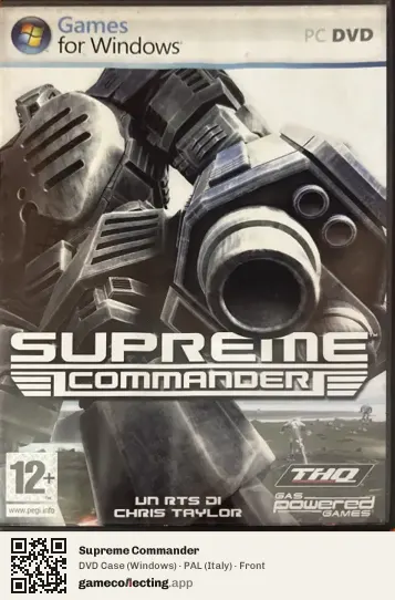 Supreme Commander Computer, Italy box front