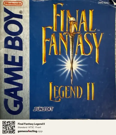 Final Fantasy Legend II Game Boy, NTSC box front