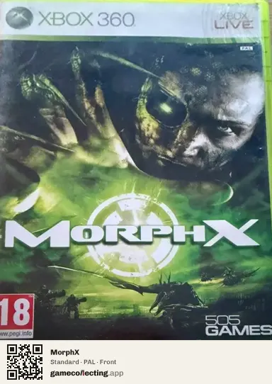 MorphX Xbox 360, PAL box front