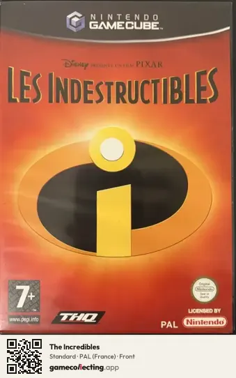 The Incredibles Nintendo GameCube, France box front