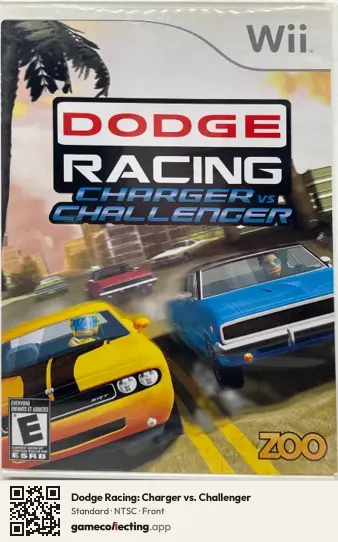 Dodge Racing: Charger vs. Challenger Nintendo Wii, NTSC box front
