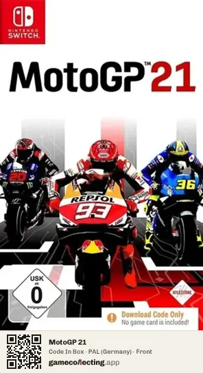 MotoGP 21 Nintendo Switch, Germany box front