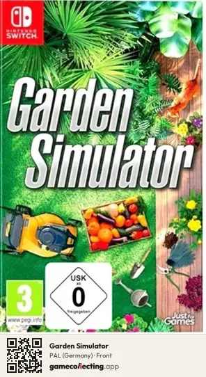 Garden Simulator Nintendo Switch, Germany box front