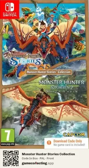 Monster Hunter Stories Collection Nintendo Switch, PAL box front