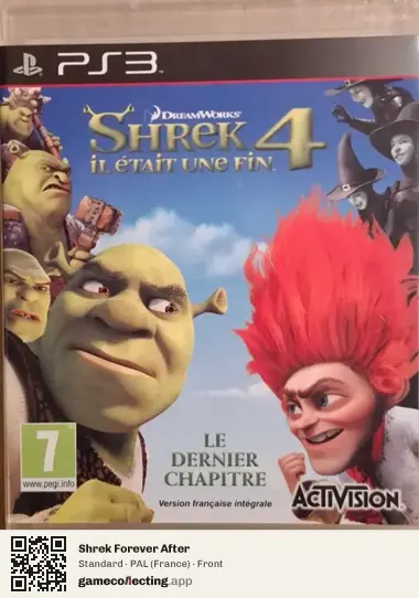 Shrek Forever After PlayStation 3, France box front