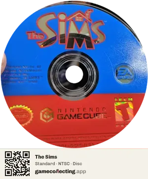 The Sims Nintendo GameCube, NTSC disc