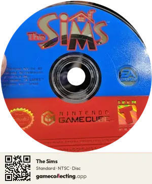 The Sims Nintendo GameCube, NTSC disc