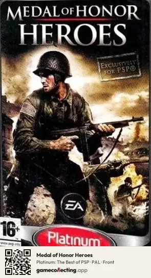 Medal of Honor Heroes PlayStation Portable, PAL box front