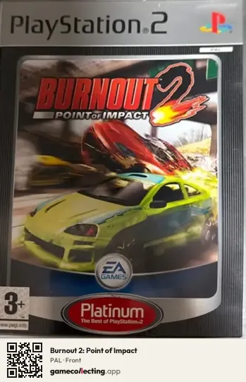 Burnout 2: Point of Impact PlayStation 2, PAL box front