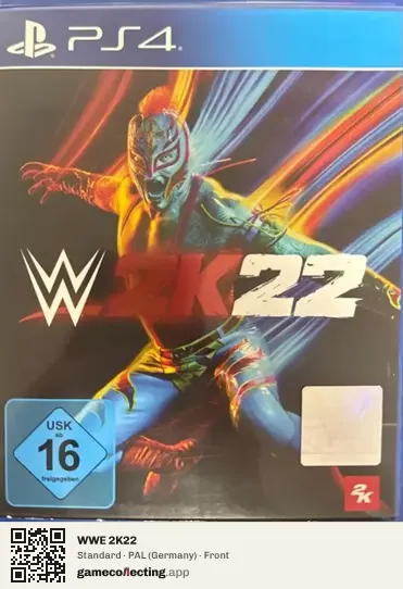 WWE 2K22 PlayStation 4, Germany box front