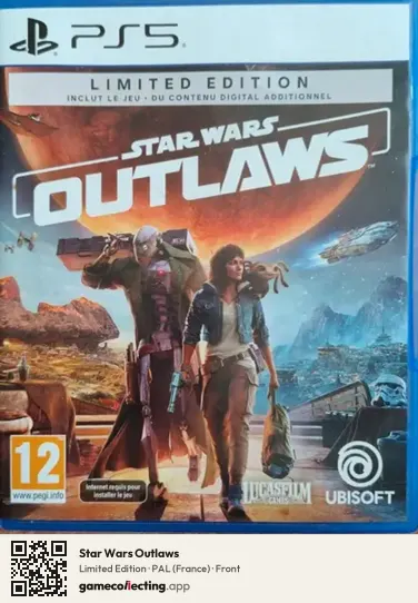 Star Wars Outlaws PlayStation 5, France box front