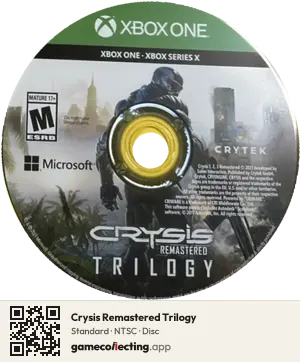 Crysis Remastered Trilogy Xbox One, NTSC disc