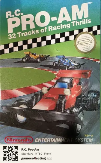 R.C. Pro-Am Nintendo Entertainment System, NTSC box front