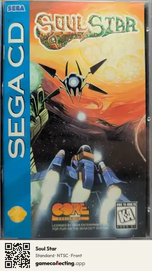 Soul Star Sega Mega-CD / Sega CD, NTSC box front