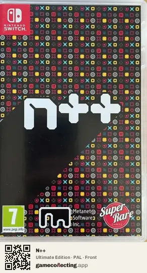 N++ Nintendo Switch, PAL box front