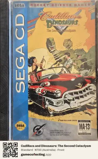 Cadillacs and Dinosaurs: The Second Cataclysm Sega Mega-CD / Sega CD, Australia box front