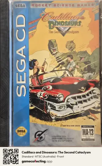 Cadillacs and Dinosaurs: The Second Cataclysm Sega Mega-CD / Sega CD, Australia box front