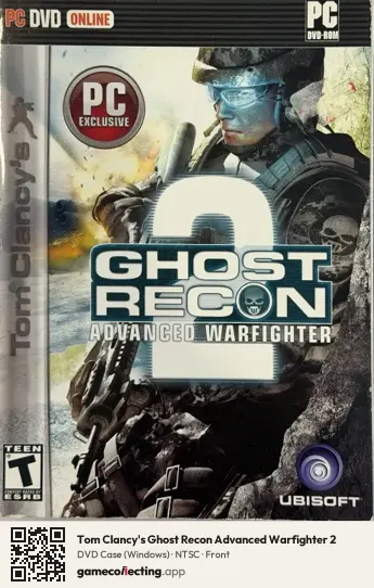 Tom Clancy's Ghost Recon Advanced Warfighter 2 Computer, NTSC box front