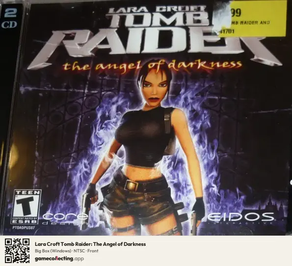 Lara Croft Tomb Raider: The Angel of Darkness Computer, NTSC box front