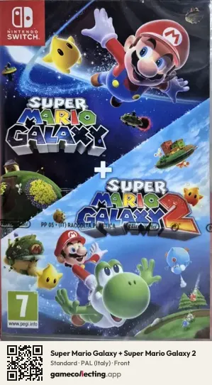 Super Mario Galaxy + Super Mario Galaxy 2 Nintendo Switch, Italy box front