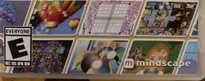 Super Puzzle Pack 2, the ESRB box on its front