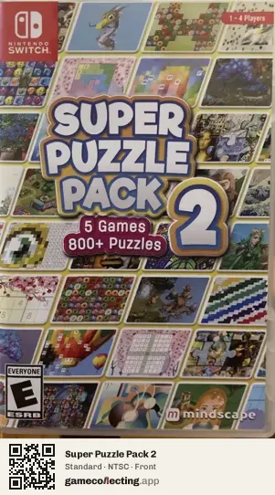 Super Puzzle Pack 2 Nintendo Switch, NTSC box front