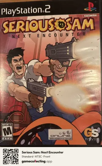 Serious Sam: Next Encounter PlayStation 2, NTSC box front