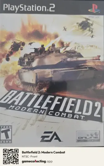 Battlefield 2: Modern Combat PlayStation 2, NTSC box front