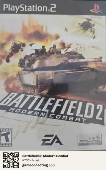 Battlefield 2: Modern Combat PlayStation 2, NTSC box front